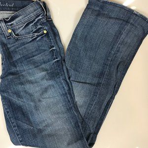 7 FOR ALL MANKIND boot cut jeans (size 29)